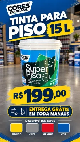 PROMOÇÃO- TINTA P. PISO 15L/ ENTREGA GRÁTIS