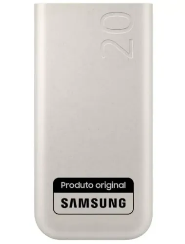 [LACRADO] Carregador Portatil Samsung 3x USB-C 20000mAh Super Rapida 45W - Bege