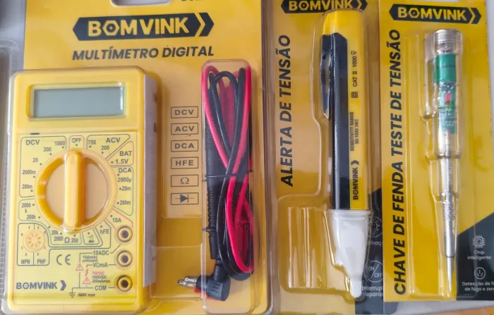Kit Multímetro + 02 Chave Teste