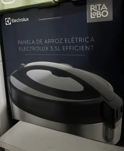 panela de arroz elétrica electrolux 3 5l efficient com visor glass