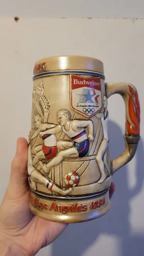 Caneca Bud Olimpiadas 1984 Los Angeles - Rara