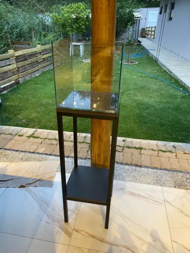 Vendo aquário c suporte e filtro d água 