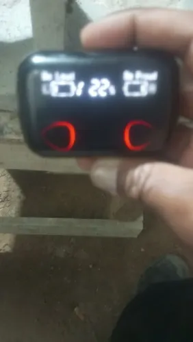 Fone de ouvido bluetooth.