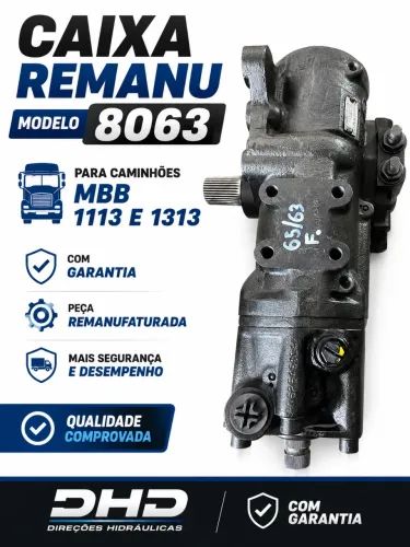 Caixa de direção hidráulica MBB 1113 e 1313