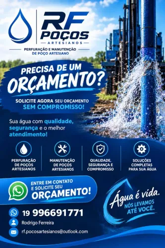 Perfuração e Manutenção de Poço Artesiano