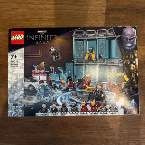 Lego arsenal homem de ferro 76216 original lacrado