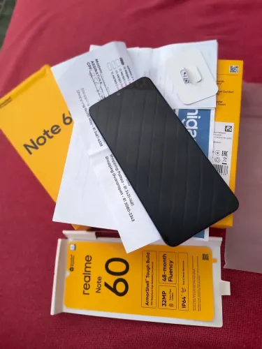 Realme note 60<br>128 GB <br>RAM 4gb + 8 gb<br>Versão rmx3933<br>128 GB <br>RAM 4gb + 8 gb<br>Versão rmx3933