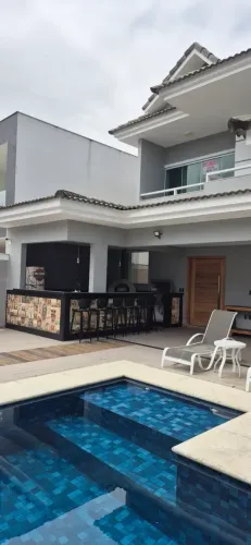 ALUGO MAGNIFICA  casa triplex 300M2 SENDO 4 SUITES COND BOTHANICA NATURE RECREIO MOBILIADA
