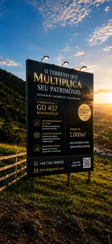 Terreno 1000m2 a margens da rodovia 457