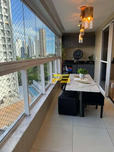 Apartamento com 4 dormitórios à venda, 131 m² por R$ 1.400.000,00 - Miramar - João Pessoa/