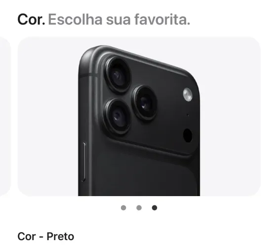 IPHONE 18 PRO 256 GB Preto