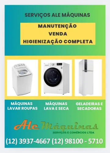 Ale Máquinas Manutenção em máquinas de lavar