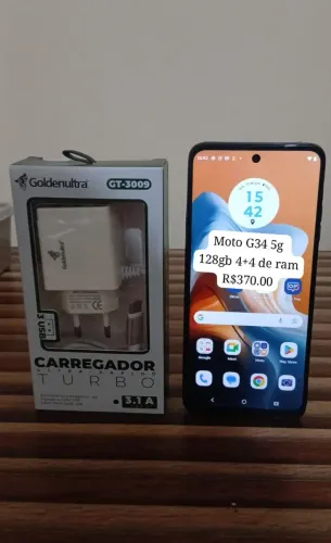 Moto g34 5g 4+4 de ram