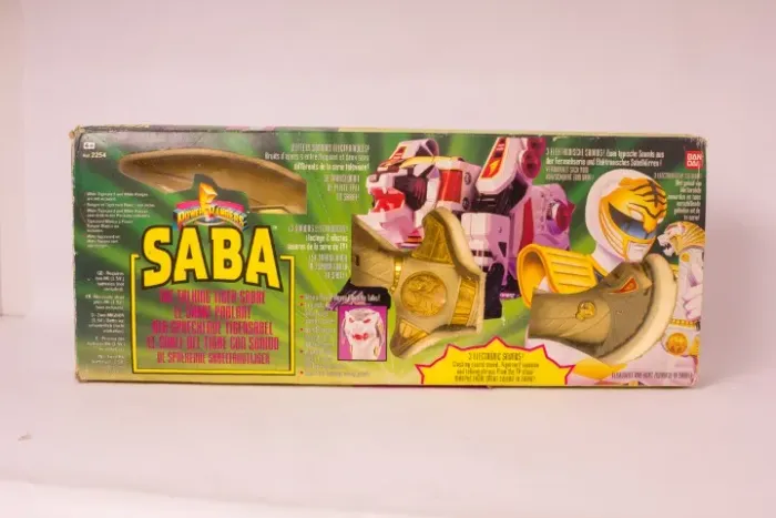 Espada de Brinquedo Saba Power Rangers Bandai Vintage (Raro) 