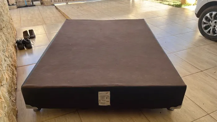 Base cama box casal