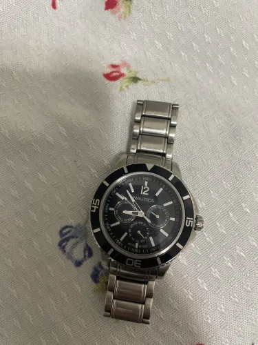 Relógio Nautica Original Masculino Aço Inox WR100