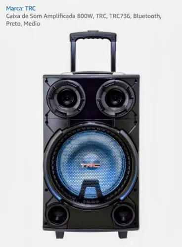 Caixa de Som amplificada 800w
