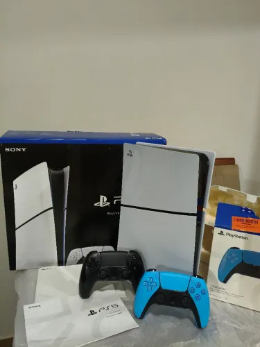 Ps5 Slim 1TB + 2 Controles + Caixa Completo, Passo Cartão! *SÓ VENDA*