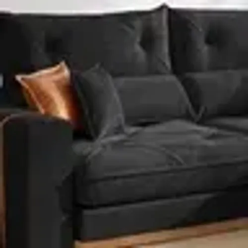 Sofá Marrom 6 Lugares Super Confortável