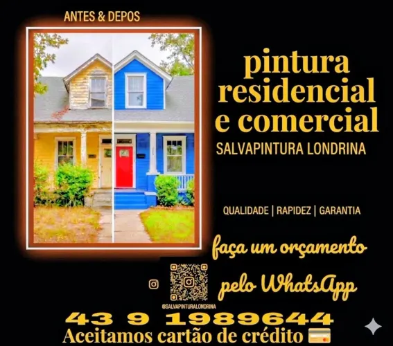 Pintura residencial e comercial faça seu orçamento
