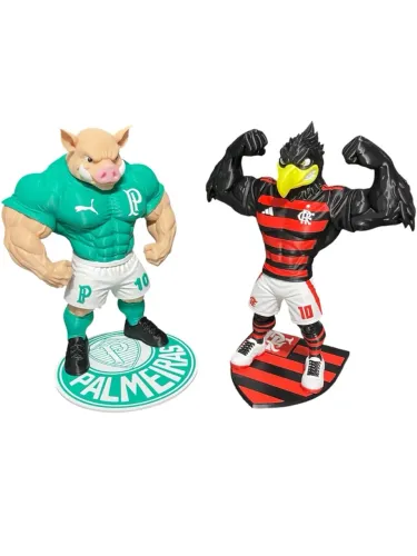 Mascotes FLAMENGO/PALMEIRAS - Projeto Novo
