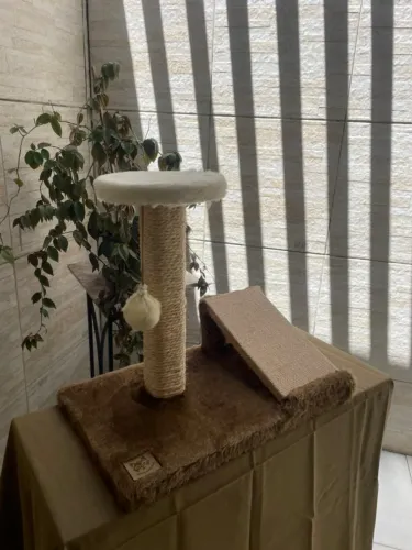 Arranhador com rampa para gatos 