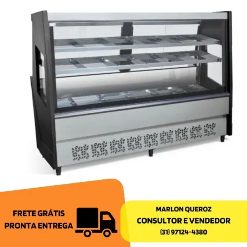 Balcão de Açougue Avícola 2M Polar Preto