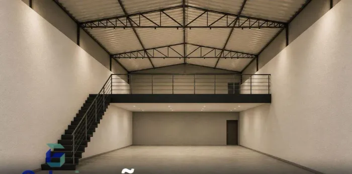 Galpão comercial para locação, 250m² - Vila Tibério
