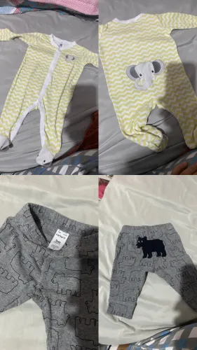 Lote de roupas de bebê, novas