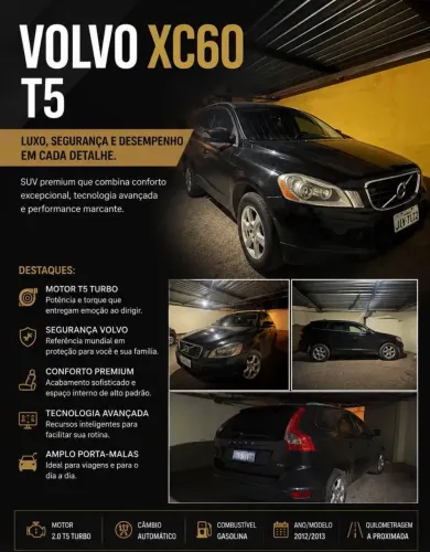 Volvo XC 60 2.0 T5 5P 2012