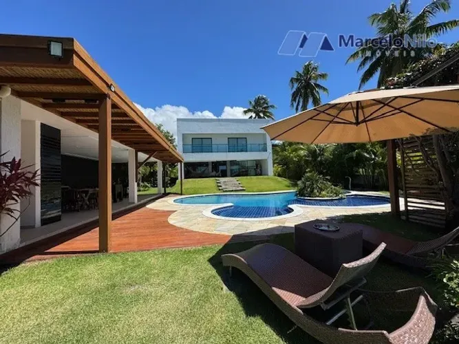 Casa Em Condomínio Fechado, Mobiliada, 05 Suítes, Lazer Com Piscina Aquecida