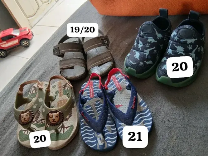 Sandálias infantil masculino