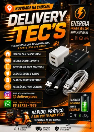 Delivery de acessórios para celular