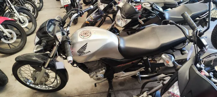 HONDA CG START 160 PRATA 2024 SHALON VEÍCULOS CARIACICA 