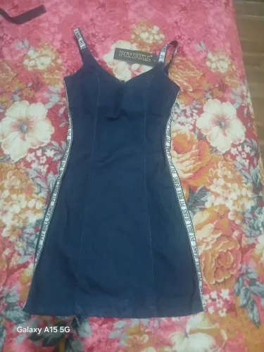 Vestido jeans pit Bull tam:P $300