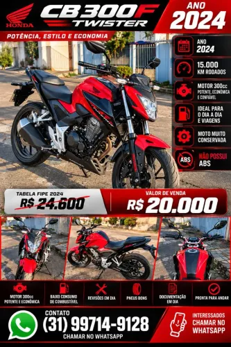 Vendo CB 300 semi nova