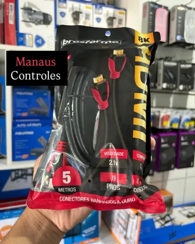 Cabo Hdmi 5 Metros 8K Brasforma - Promoção 