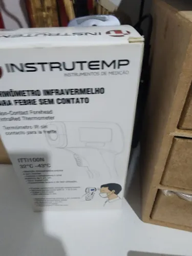 TERMÔMETRO DIGITAL INFRAVERMELHO SEM CONTATO - INSTRUTEMP ITTI100N (NOVO / NA CAIXA)