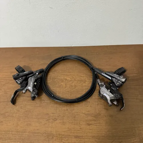 Par de freios SHIMANO Xt m8120 4 pistões