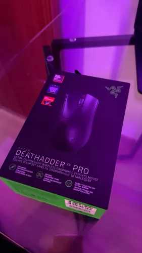 Mouse Razer Deathadder v3 Pro Sem fio NOVO