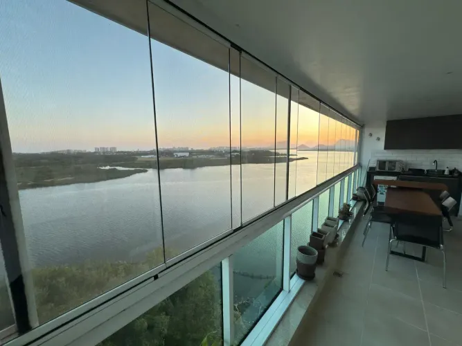 condomínio essence apt 156 mtrs vista lagoa com 4 quartos em Barra Olímpica - Rio de Jane