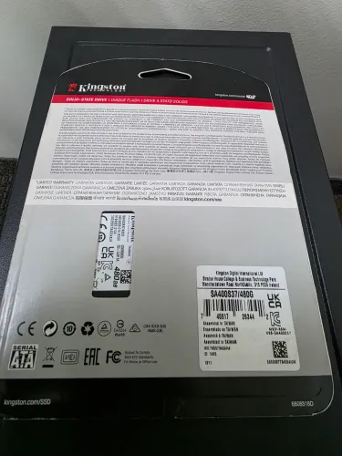 SSD KINGSTON 480GB NOVO