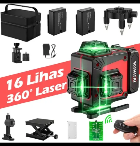 Nível a laser 16 linhas 