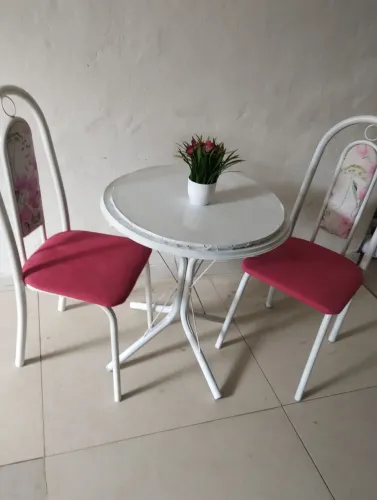 ENTREGO, conjunto de mesa com 2 cadeiras 
