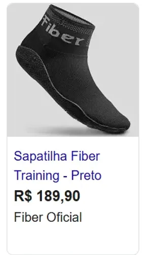 Sapatilha fiber training