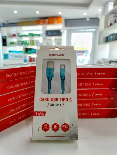 Lote Cabo Tipo C C3Tech 1 Metro 2A Nylon Várias Cores