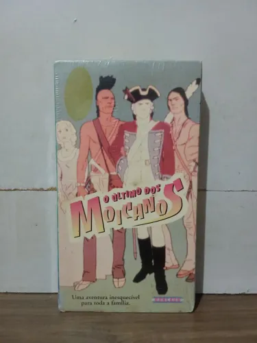 Vhs filme o último dos moicanos (dublado) novo lacrado 