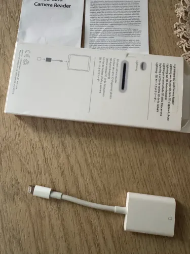 Leitor de cartão Apple. Na caixa. 