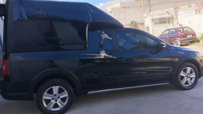 CAPOTA BAÚ DE FIBRA PARA Saveiro Estendida 
