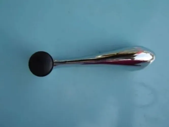 Manivela Do Vidro Fusca Até 1970 Preta Cromada
